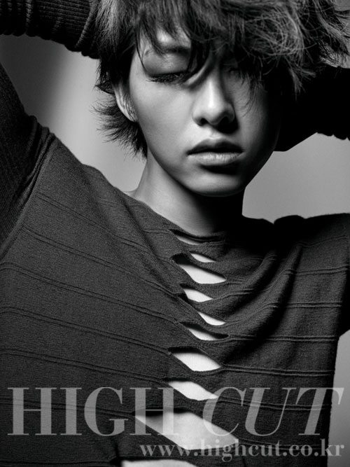 Song Joong-ki as a bad boy in High Cut