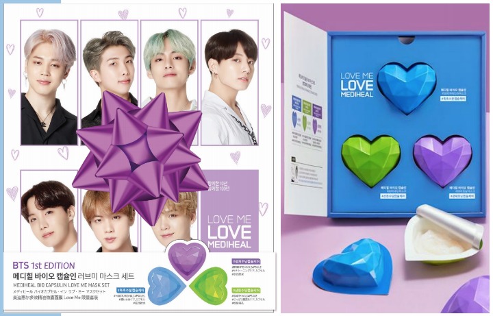 [Giveaway] BTS Limited Edition Bio Capsulin “Love Me” mask sets