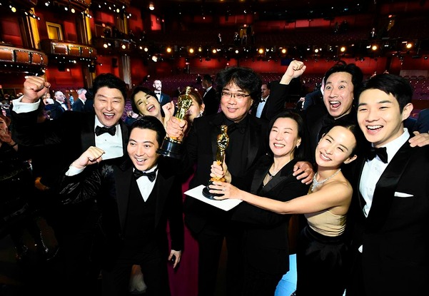 Bong Joon-ho makes history with Parasite (again) at the Oscars