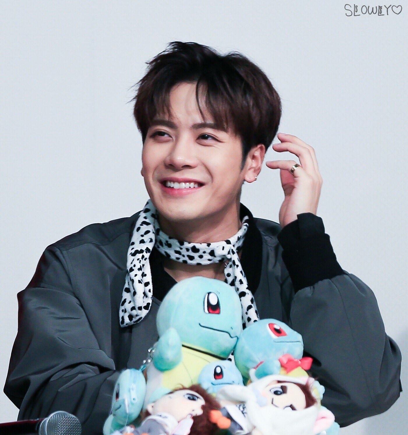 jackson wang👑 on X: his squirtle smile i'm